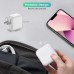 10 Feet Charger for iPad iPhone,2Pack Foldable Portable Travel Plug,Fast Charging Cube 12W Foldable Block with 2Pack 10FT Long USB to Lightning Cable,Fast Charging for iPhone, iPad/mini/Air,AirPods